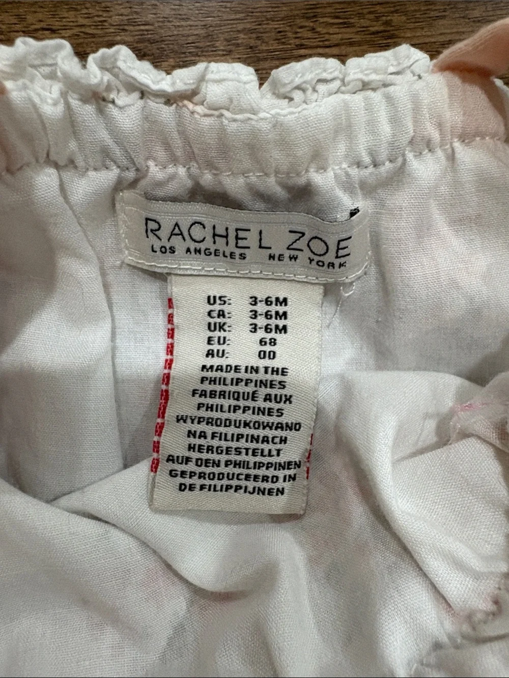 Rachel Zoe Baby Girl One-Piece Sleeveless Romper Jumpsuit 3-6M & B’gosh jeans 6m